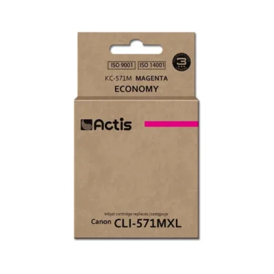 Actis KC-571M 12 ml magenta värvipõhine tindikassett Canon PIXMA CLI-571M printeritele
