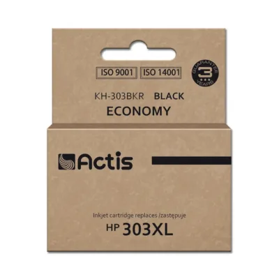 Actis KH-303BKR 20 ml must tindikassett (asendab HP 303XL), 600 lehte, sobib HP ENVY Photo printeritele