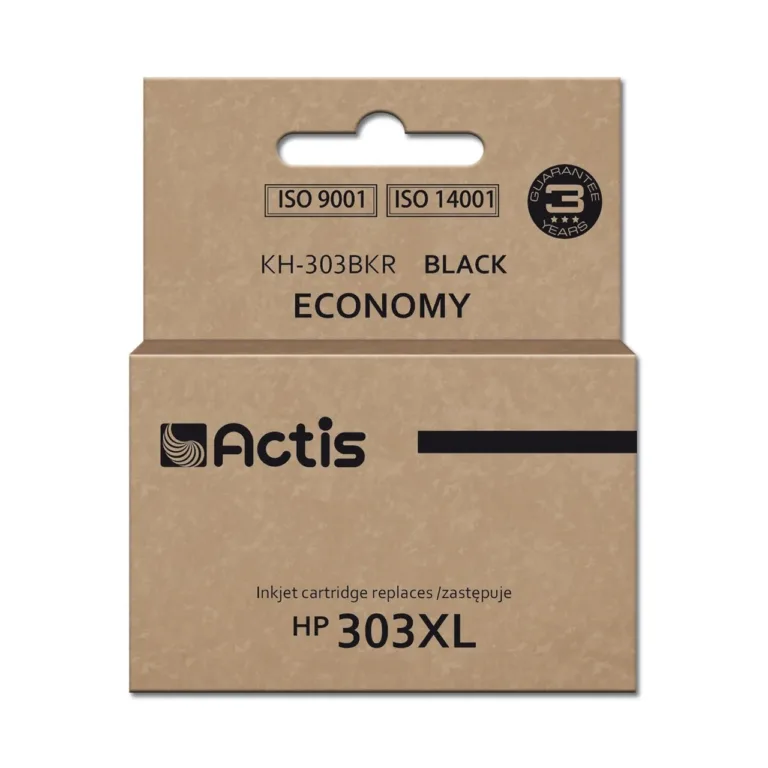 Actis KH-303BKR 20 ml must tindikassett (asendab HP 303XL), 600 lehte, sobib HP ENVY Photo printeritele