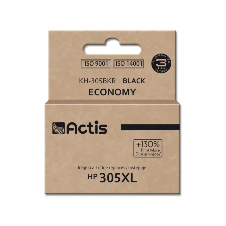 Actis KH-305BKR 20 ml must tindikassett HP 305XL asenduseks, sobib HP DeskJet/Envy seeria printeritele
