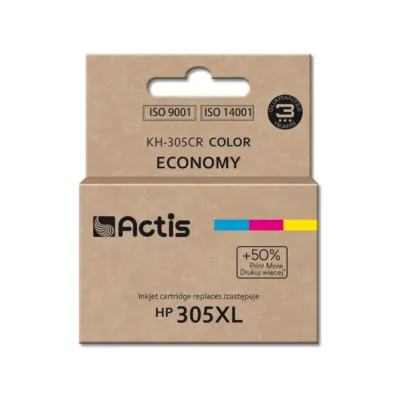 Actis KH-305CR 18 ml värvikassett HP 305XL asendus, HP DeskJet/Envy/Envy Pro printeritele, tsüaan-magenta-kollane