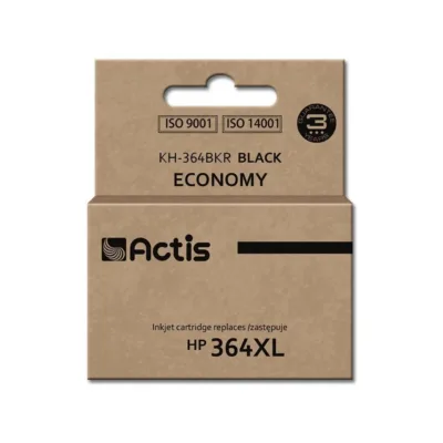 Actis KH-364BKR 20 ml must pigmenttindikassett HP 364XL asenduseks tindiprinteritele