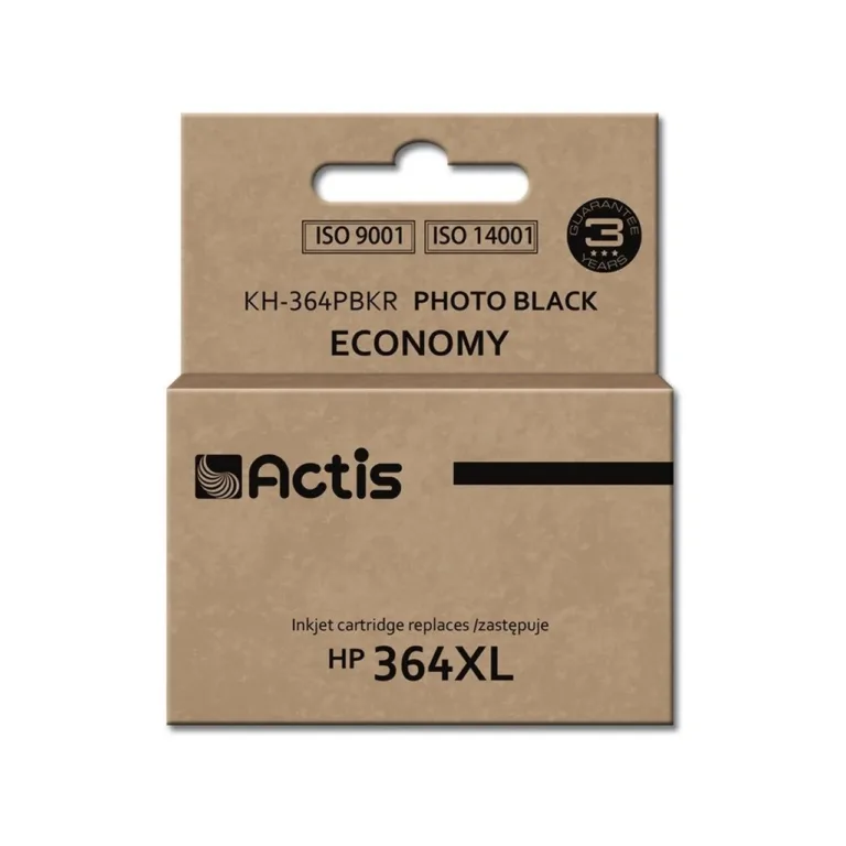 Actis KH-364PBKR 12 ml pigmenttindikassett (asendus HP 364XL CB322EE-le) fotomust, sobib HP Deskjet/Photosmart printeritele