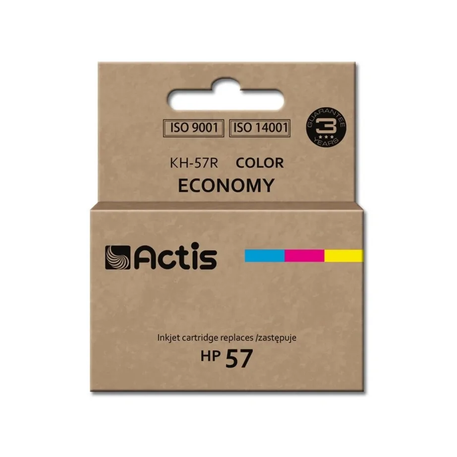 Actis KH-57R 18 ml värviline asendustindikassett HP 57 (C6657A) jaoks, dye-tint, ühilduv Deskjet/OfficeJet/Photosmart printeritega