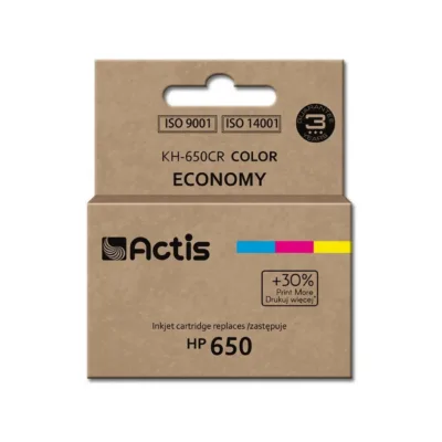 Actis KH-650CR 18 ml värviline tindikassett (HP 650 CZ102AE asendus) HP DeskJet Ink Advantage printeritele