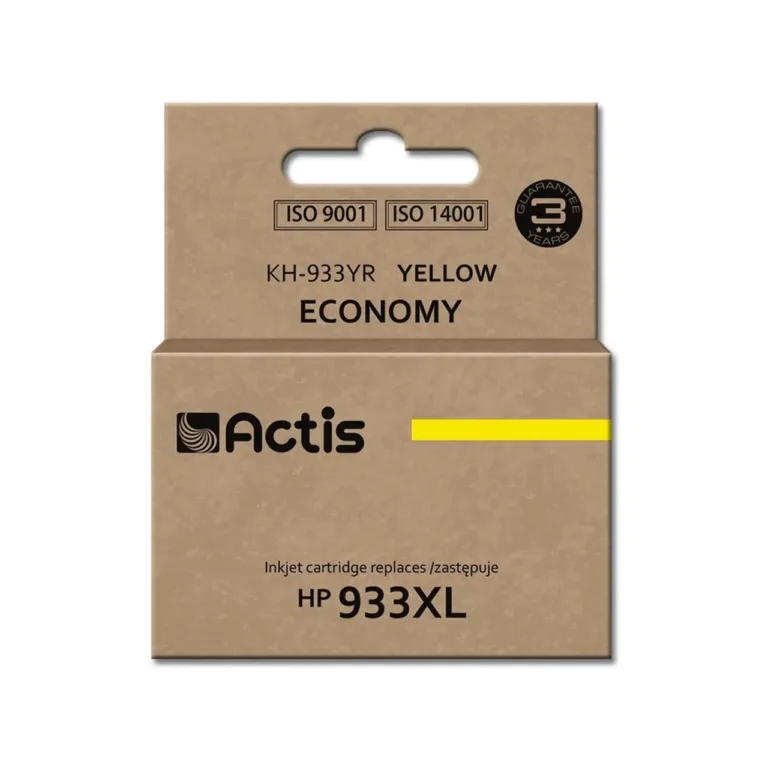 Actis KH-933YR 13 ml kollane asendustindikassett HP 933XL-le HP OfficeJet printeritele