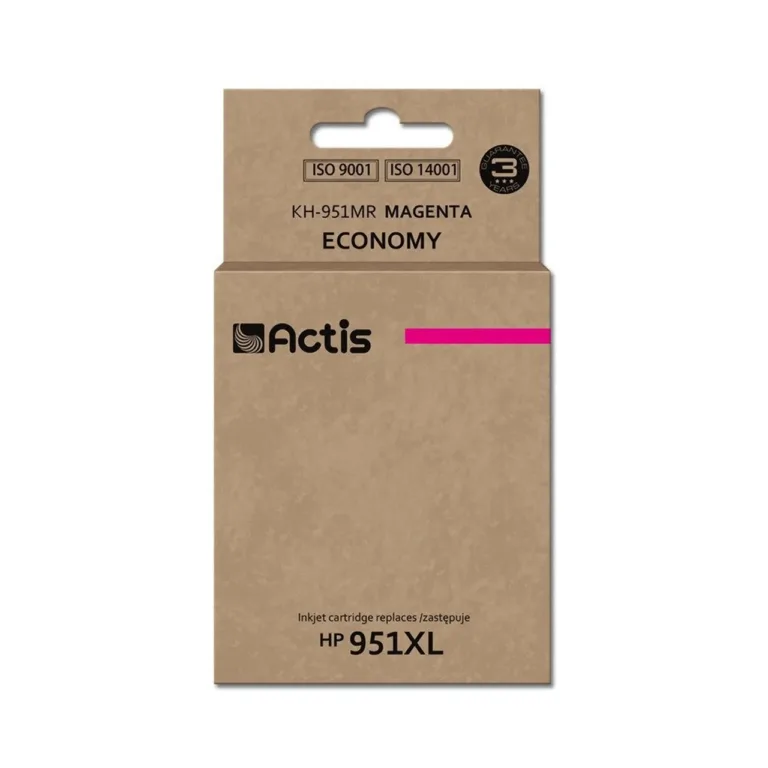 Actis KH-951MR 25 ml magenta tindikassett HP 951XL (CN047AE) asenduseks, ühilduv HP Officejet Pro 8100/8600/8610/8620/251DW/276DW, värvipõhine tint, kiibiga