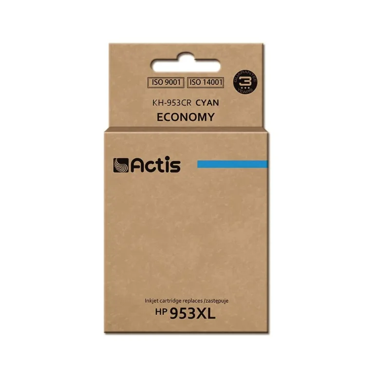 ACTIS KH-953CR 25 ml XL sinine ühilduv tindikassett HP 953XL jaoks (HP Officejet Pro 7740/8710 jt printeritele)