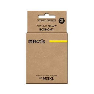 Actis KH-953YR 25 ml kollane XL tindikassett (HP 953XL F6U18AE asendus) HP Officejet Pro printeritele