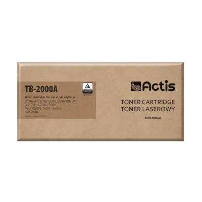 Actis TB-2000A must toonerkassett (asendus Brother TN-2000/TN-2005, 2500 lehekülge, standard, 1 tk, ühilduv Brotheri laserprinteritega)
