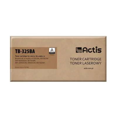 Actis TB-325BA must lasertooner Brother TN-325BK asenduseks, 6000 lehekülge, ühilduv HL/DCP/MFC seeria printeritele
