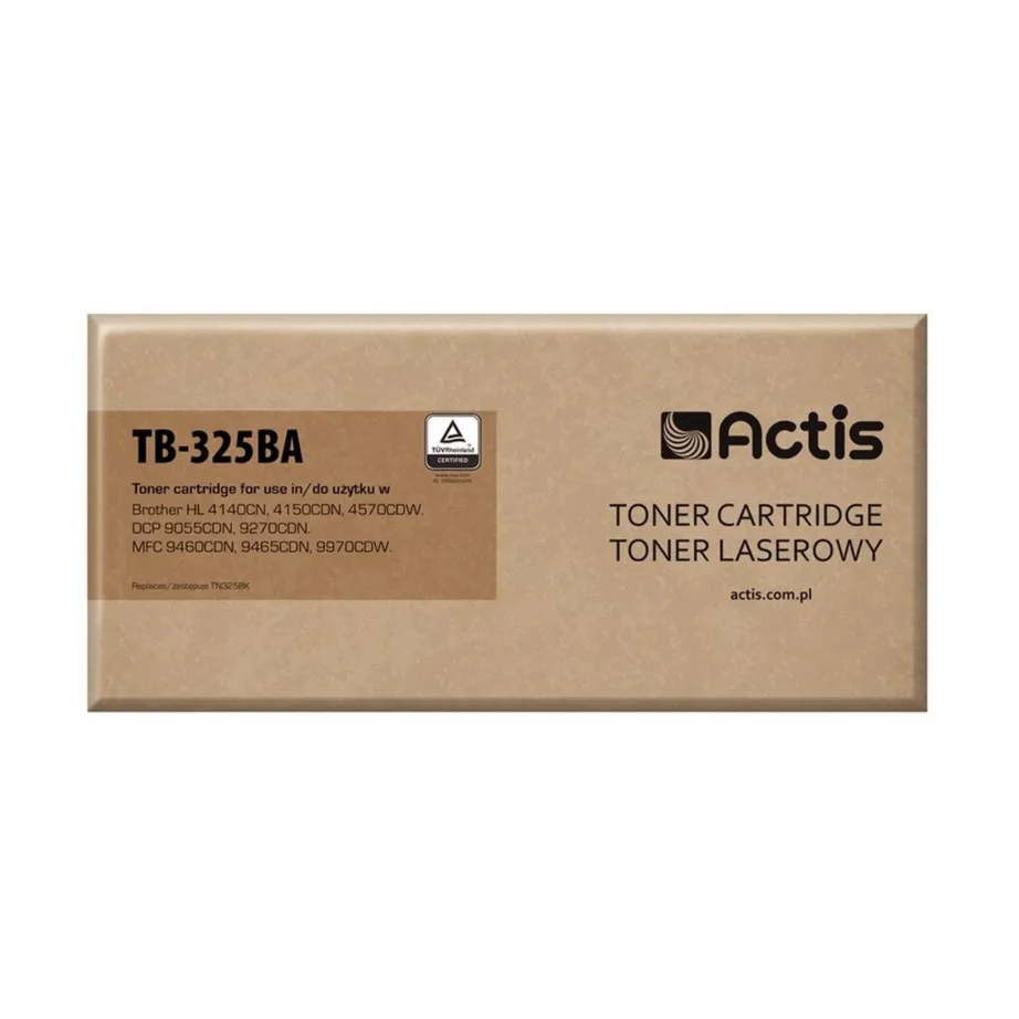 Actis TB-325BA must lasertooner Brother TN-325BK asenduseks, 6000 lehekülge, ühilduv HL/DCP/MFC seeria printeritele