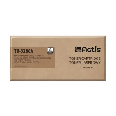 Actis TB-3280A must lasertooner Brother TN-3280 asendus, 8000 lehekülge, 1 tk