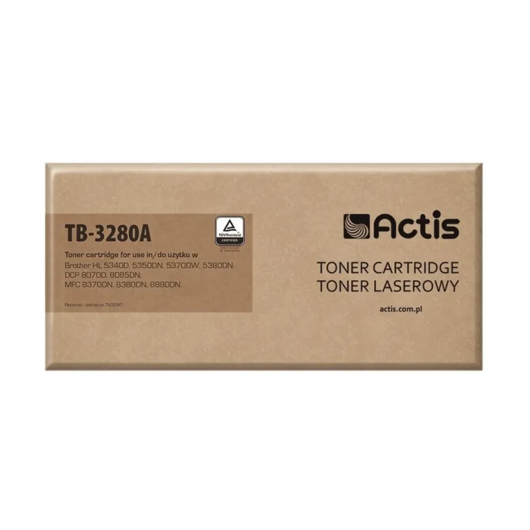 Actis TB-3280A must lasertooner Brother TN-3280 asendus, 8000 lehekülge, 1 tk