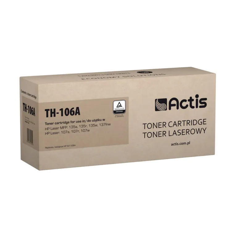 Actis TH-106A must lasertooner HP 106A (W1106A) jaoks, 1000 lk, HP Laser 107/135/137 ühilduv