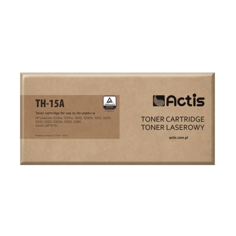 Actis TH-15A 2500-leheküljeline must lasertooner HP 15A/C7115A, Canon EP-25 asenduseks HP ja Canon laserprinteritele