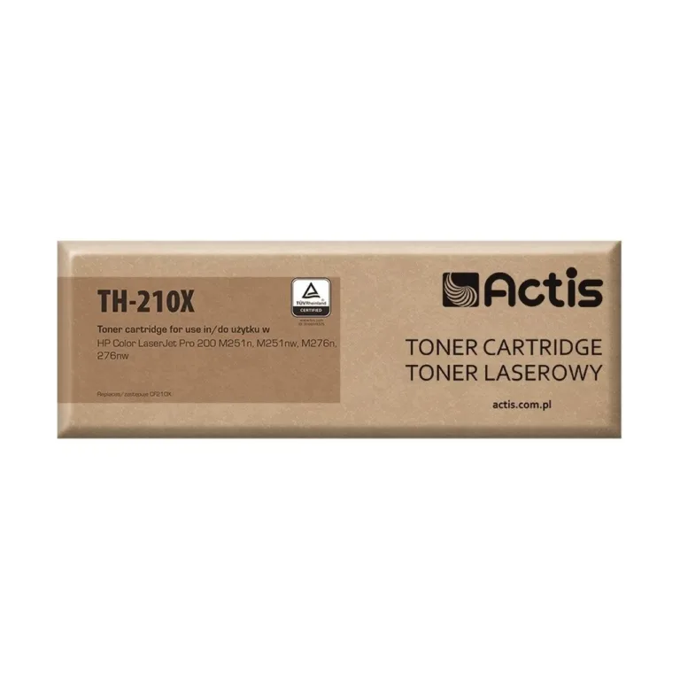 Actis TH-210X must lasertooner HP 131X CF210X/Canon CRG-731BH asendaja, 2400 lk, ühilduv HP Color LaserJet Pro 200 ja Canon i-SENSYS printeritega