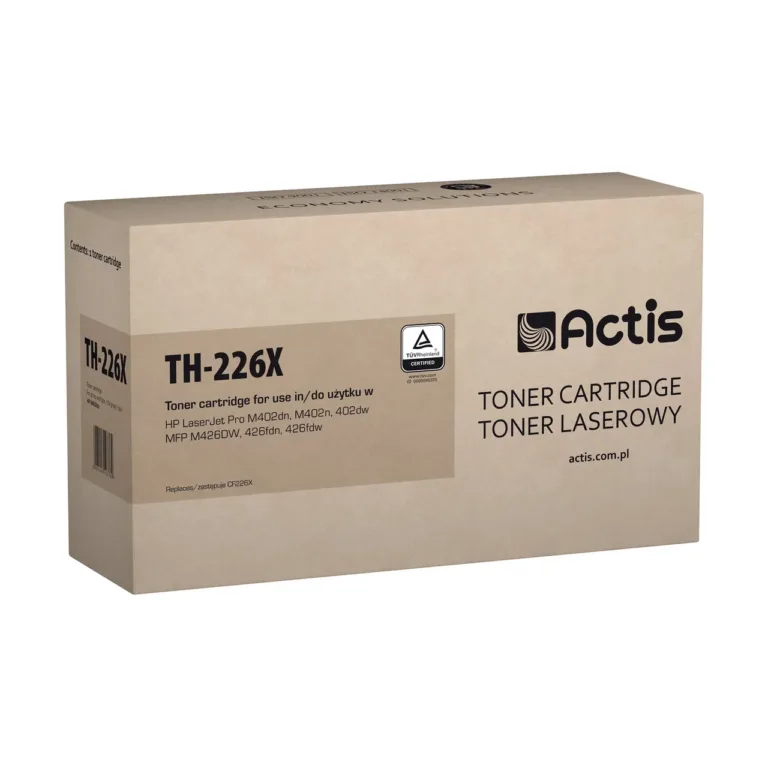 Actis TH-226X must lasertooner HP 26X CF226X asenduskassett, 9000 lehte, HP LaserJet Pro 402/M402/M426 printeritele