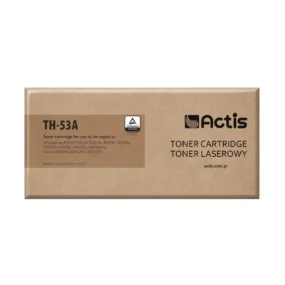 Actis TH-53A must toonerkassett HP 53A Q7553A ja Canon CRG-715 jaoks, ühilduv, 3000 lehekülge, 1 tk