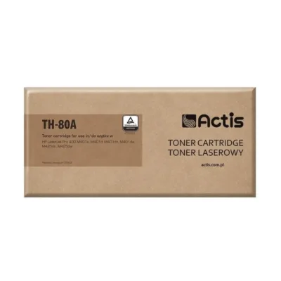 Actis TH-80A must lasertooner HP 80A (CF280A) asendamiseks, 2700 lehte, ühilduv HP LaserJet Pro 400 M401/M425, 1 tk