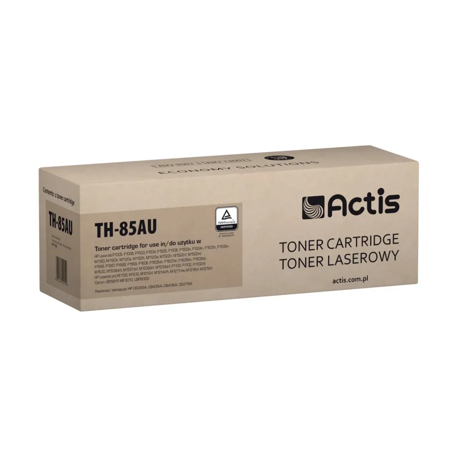 Actis TH-85AU must lasertooneri asendus, 2100 lk, HP CE285A/CE278A/CB435A/CB436A ühilduv, 1 tk