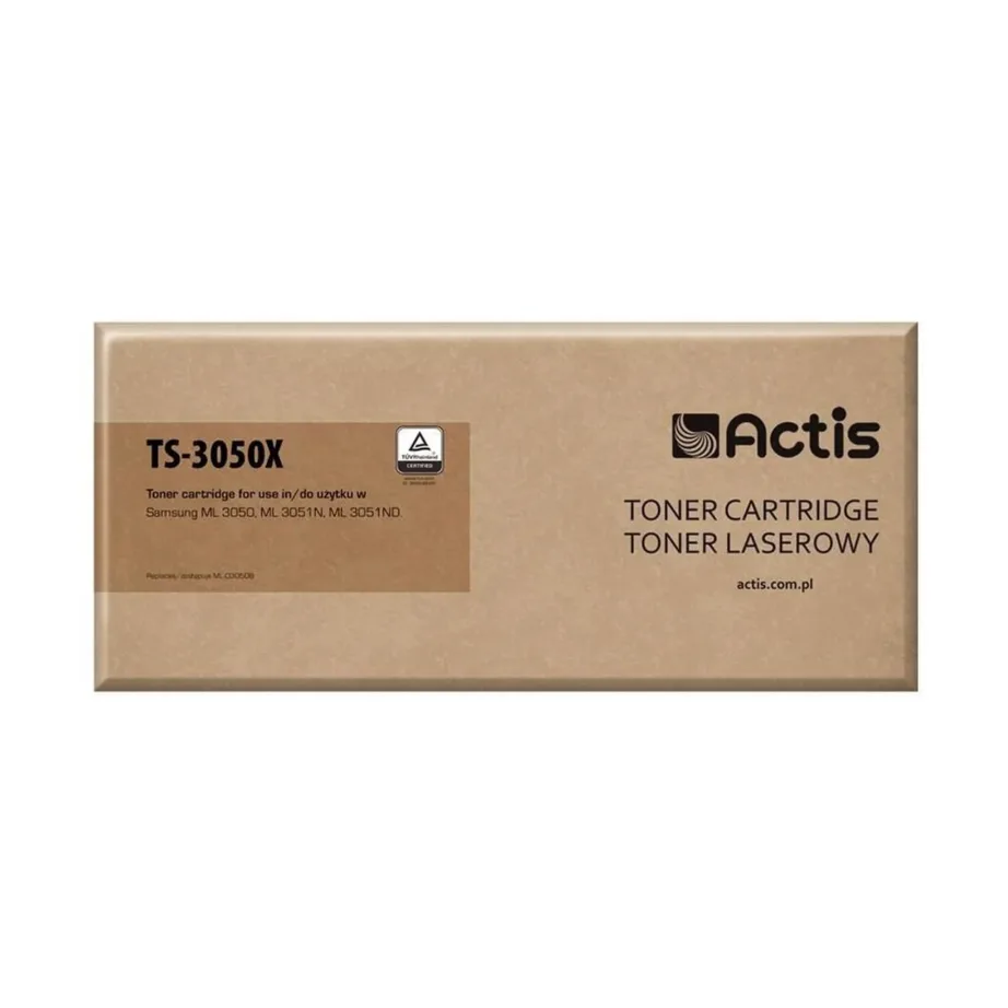 Actis TS-3050X must laser toonerkassett Samsung ML-3050/3051N/3051ND printerile, asendus Samsung ML-D3050B, 8000 lk, standardmaht