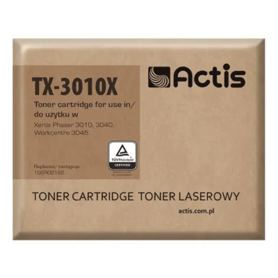 Actis TX-3010X must tooner Xerox 106R02182 asenduseks, 2300 lk, Phaser 3010/3040, WorkCentre 3045