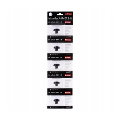 Activejet A-IR40T Supreme must/punane tindirull Epson IR40T asenduseks, 5 tk, tindiprinteritele