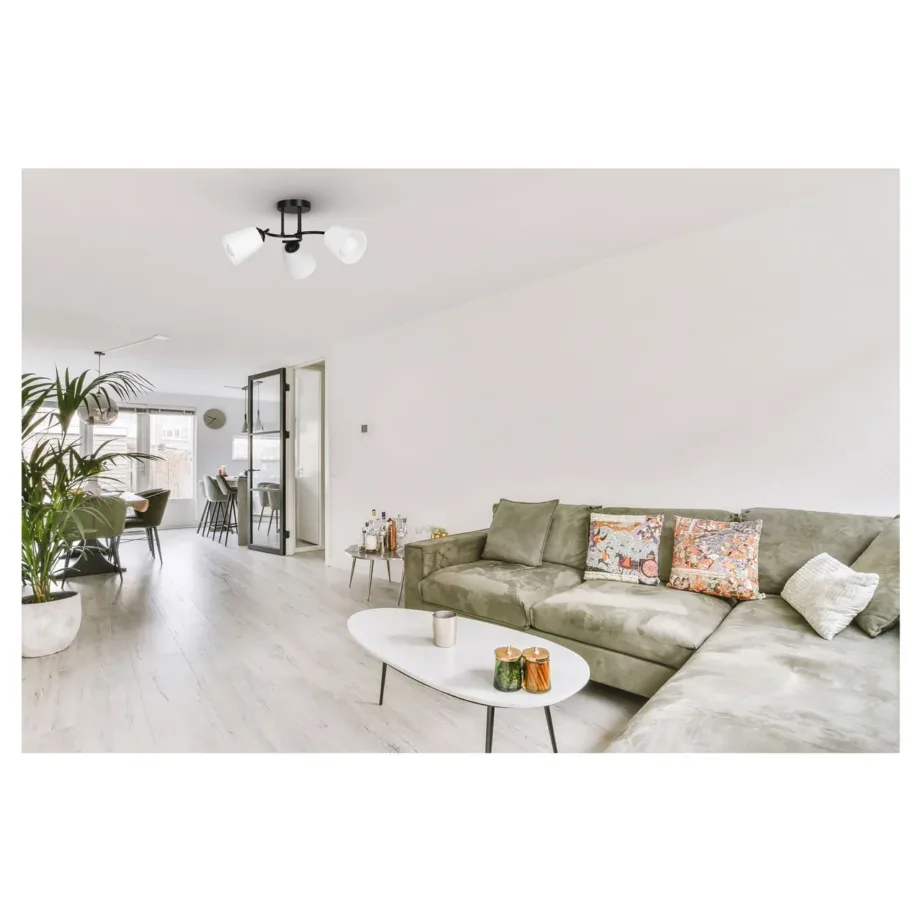 Activejet AJE-ALMA 3P 50 cm must metallist rippvalgusti 3xE27 ilma pirnideta siseruumidesse – 4