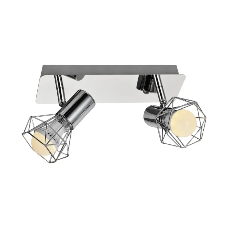 Activejet AJE-BLANKA 2P 80x260x125 mm hõbedane metallist lae- ja seinavalgusti, 2xE14, IP20