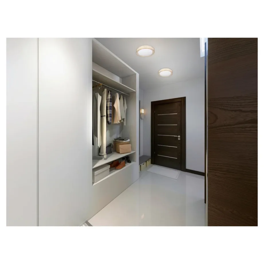 Activejet AJE-BONI 23W 39 cm LED laelamp, valge/kuldne, IP20, neutraalne valgus, siseruumidesse – 3