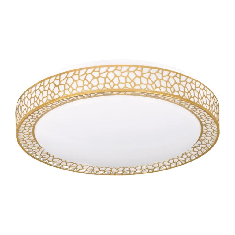 Activejet AJE-BONI 23W 39 cm LED laelamp, valge/kuldne, IP20, neutraalne valgus, siseruumidesse