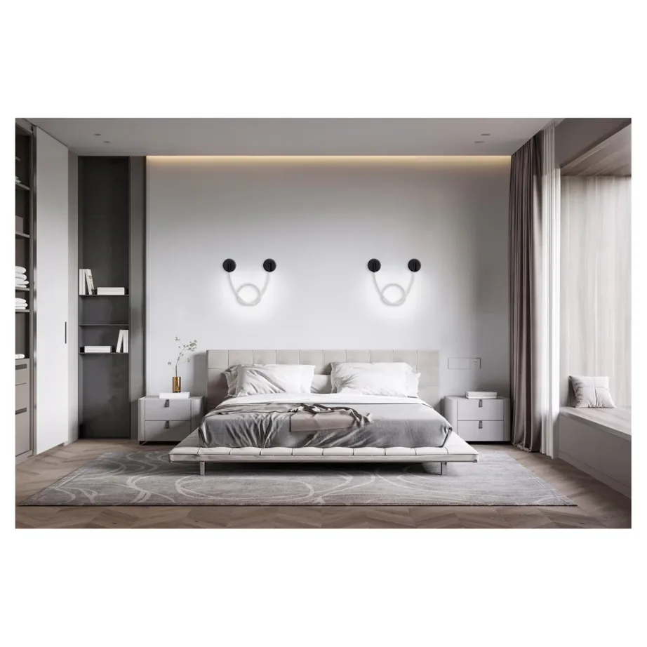 Activejet AJE-CAMELIA NW 16W LED seinavalgusti 1580 mm, 4000K neutraalvalge, IP20, must, siseruumidesse – 13