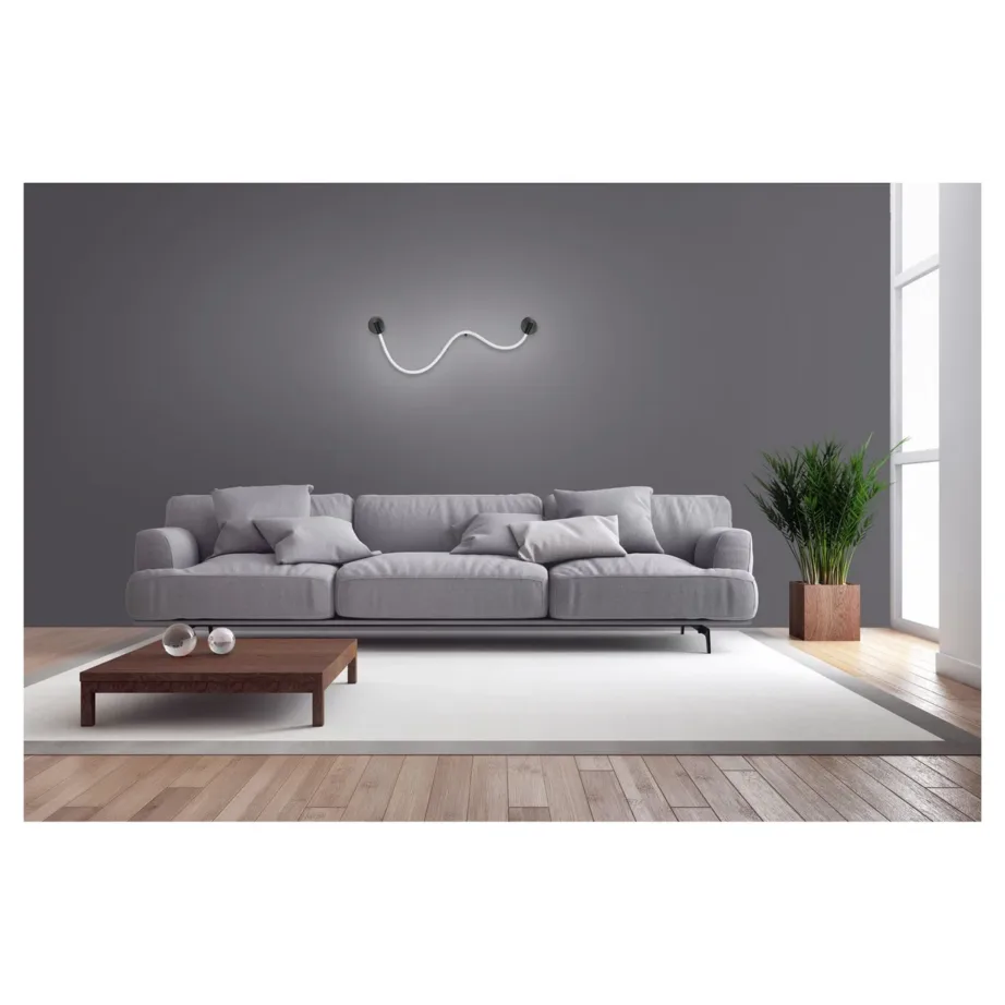 Activejet AJE-CAMELIA WW 158 cm must 16W LED seinavalgusti 2300 lm soojavalge siseruumidesse – 2