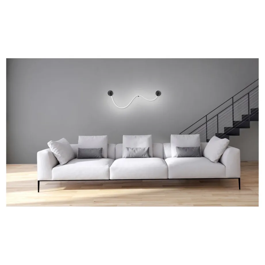 Activejet AJE-CAMELIA WW 158 cm must 16W LED seinavalgusti 2300 lm soojavalge siseruumidesse – 14