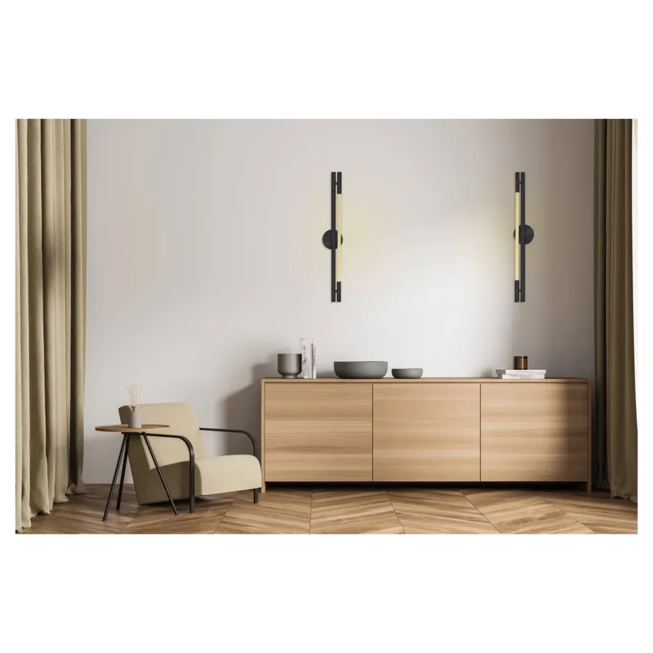 Activejet AJE-CHARLIE WW 8W 798 mm must LED seinavalgusti sooja valge valgusega siseruumidesse – 5