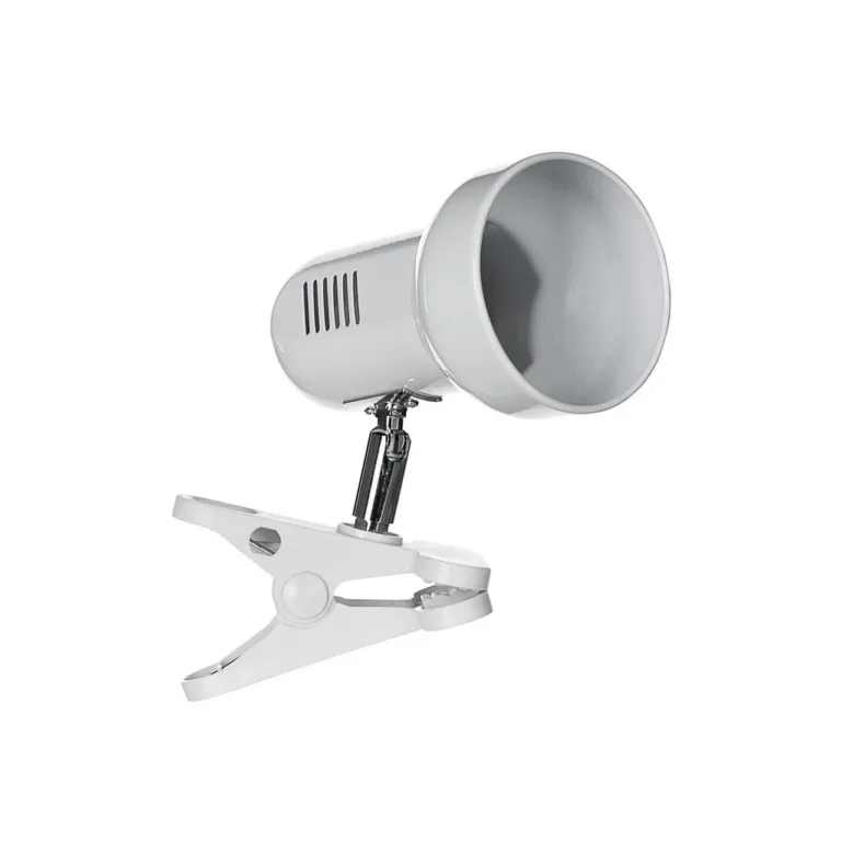 Activejet AJE-CLIP LAMP WHITE 170x120 mm valge klambriga laualamp, metall/plastik, E27 sokkel, 60 W