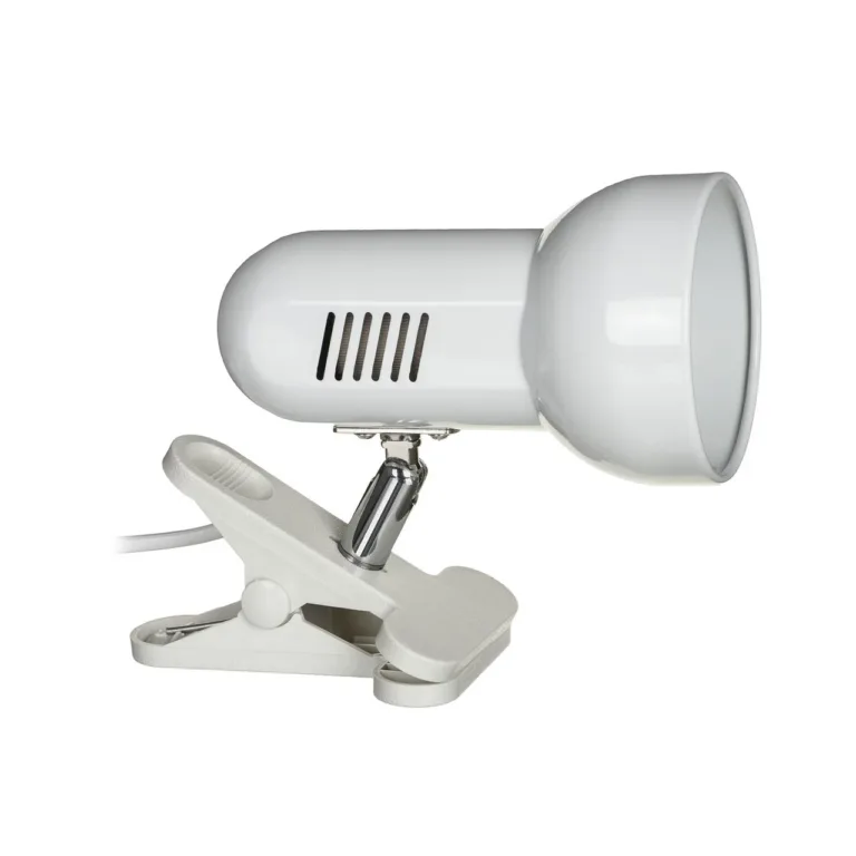 Activejet AJE-CLIP LAMP WHITE 170x120 mm valge klambriga laualamp, metall/plastik, E27 sokkel, 60 W