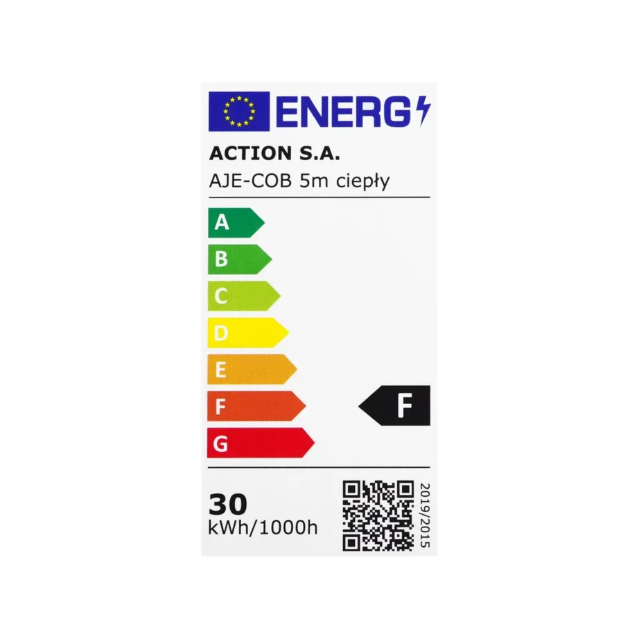 Activejet AJE-COB 5 m soe valge LED-ribavalgusti IP20, 2900 lm, 30 W, siseruumidesse – 8