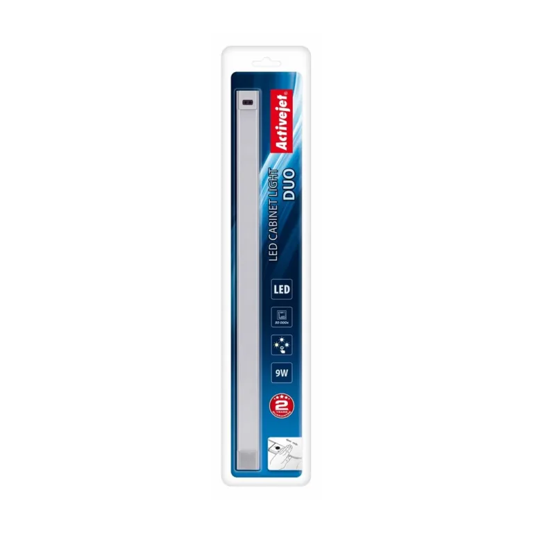 Activejet AJE-DUO 500 mm 9W valge LED kapialune valgusti 3000–6000K IP20, 1 tk