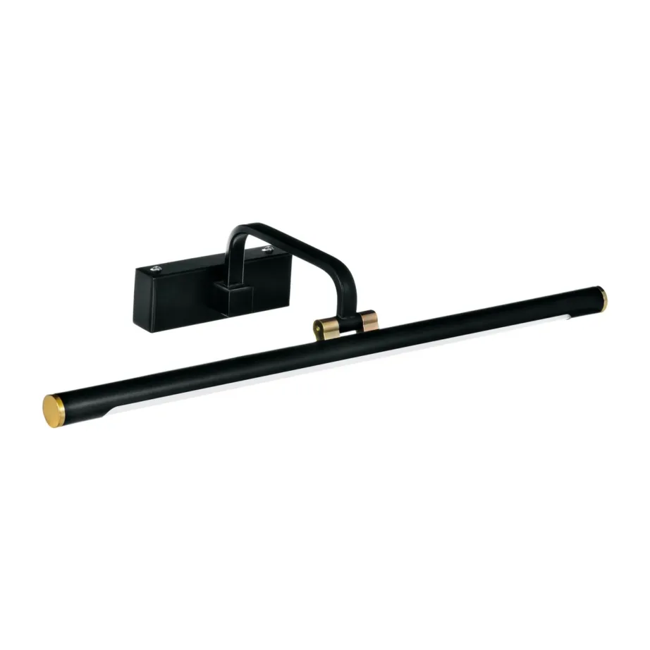 Activejet AJE-FADO 12W 560×210 mm IP44 must/valge/kuldne klassikaline LED seinavalgusti siseruumidesse