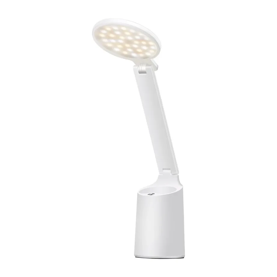 Activejet AJE-FUTURE 7W valge laetav LED-laualamp puutetundliku hämardi ja muudetava valgusvärviga, 365x118x89 mm – 2