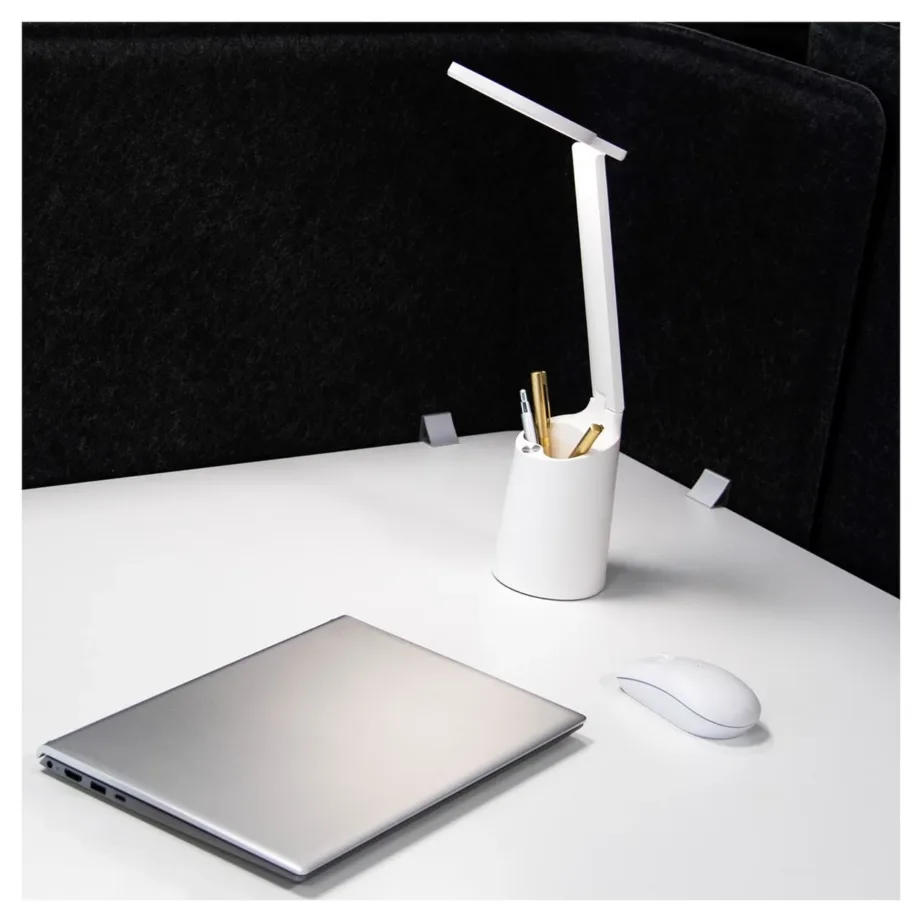 Activejet AJE-FUTURE 7W valge laetav LED-laualamp puutetundliku hämardi ja muudetava valgusvärviga, 365x118x89 mm – 7