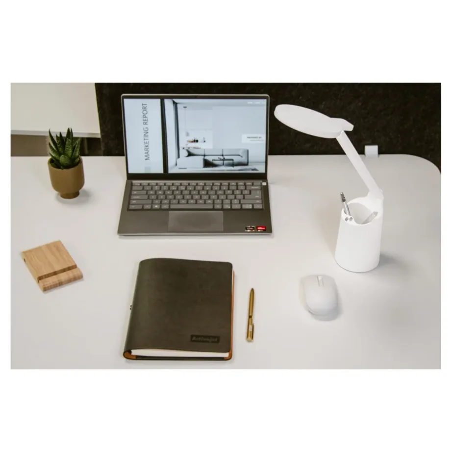 Activejet AJE-FUTURE 7W valge laetav LED-laualamp puutetundliku hämardi ja muudetava valgusvärviga, 365x118x89 mm – 8