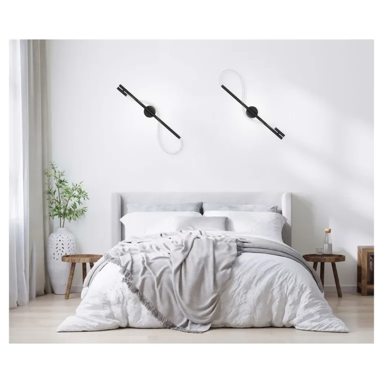 Activejet AJE-GINO NW 900x250x65 mm must 14 W LED seinavalgusti, neutraalne valge valgus, lülitiga, siseruumidesse