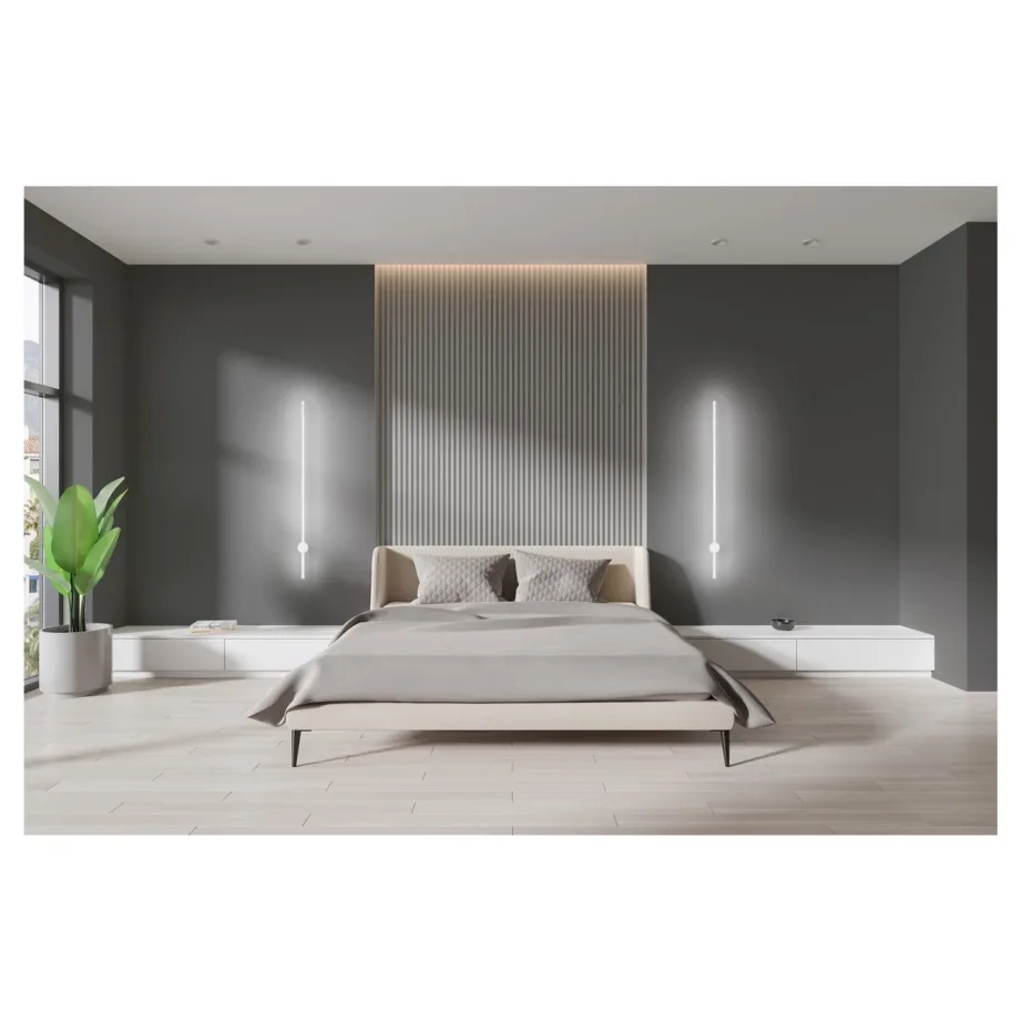 Activejet AJE-HILTON White 900 mm valge LED seinavalgusti, 13 W, 4000 K neutraalne valgus, alumiinium, siseruumidesse – 4