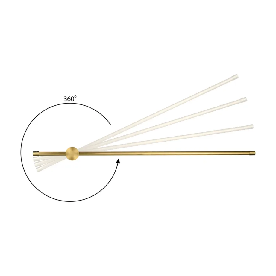 Activejet AJE-HILTON WW 13W 900 mm patine LED seinavalgusti, 3000K, 555 lm, alumiiniumist, siseruumidesse – 8