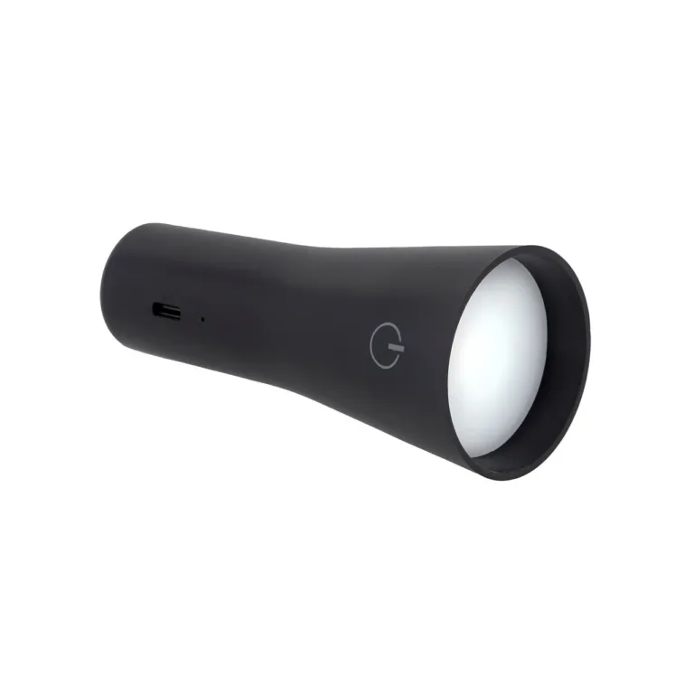 Activejet AJE-IDA 4IN1 must 362x204x120 mm laetav LED multifunktsionaalne laualamp klambriga, magnetotsaga, puutetundliku hämardiga, 3 valgusrežiimi