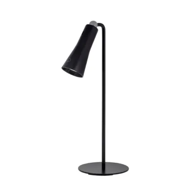 Activejet AJE-IDA 4IN1 must 362x204x120 mm laetav LED multifunktsionaalne laualamp klambriga, magnetotsaga, puutetundliku hämardiga, 3 valgusrežiimi