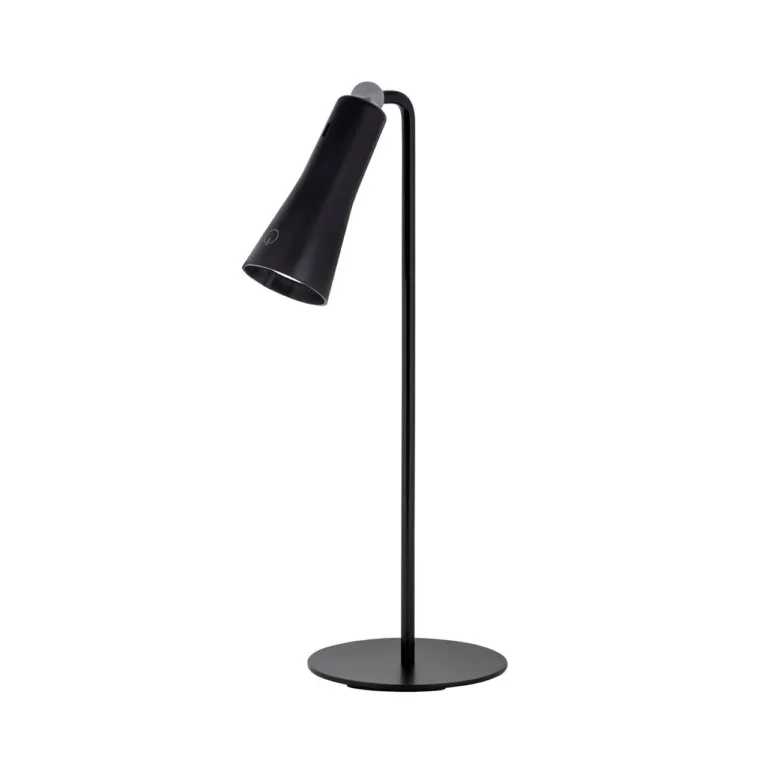 Activejet AJE-IDA 4IN1 must 362x204x120 mm laetav LED multifunktsionaalne laualamp klambriga, magnetotsaga, puutetundliku hämardiga, 3 valgusrežiimi